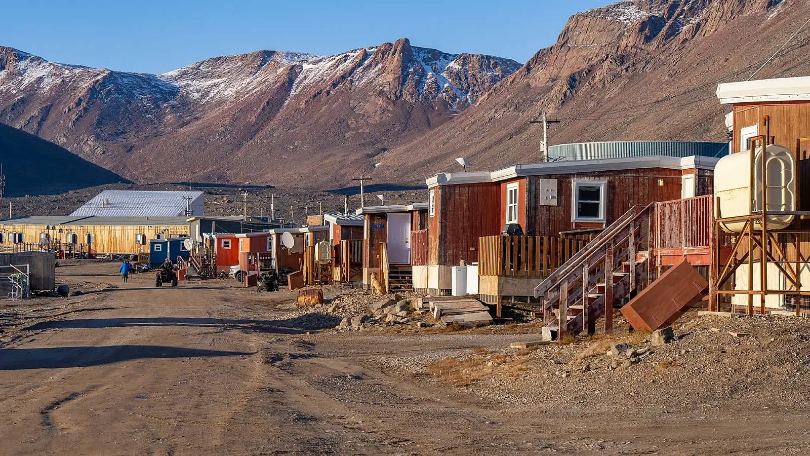 The settlement of Aujuittuq, Grise Fjord