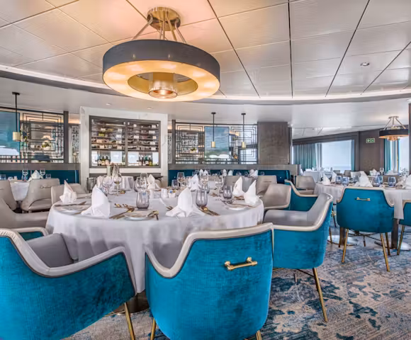 Beagle Restuarant onboard Ocean Victory, Arctic vessel