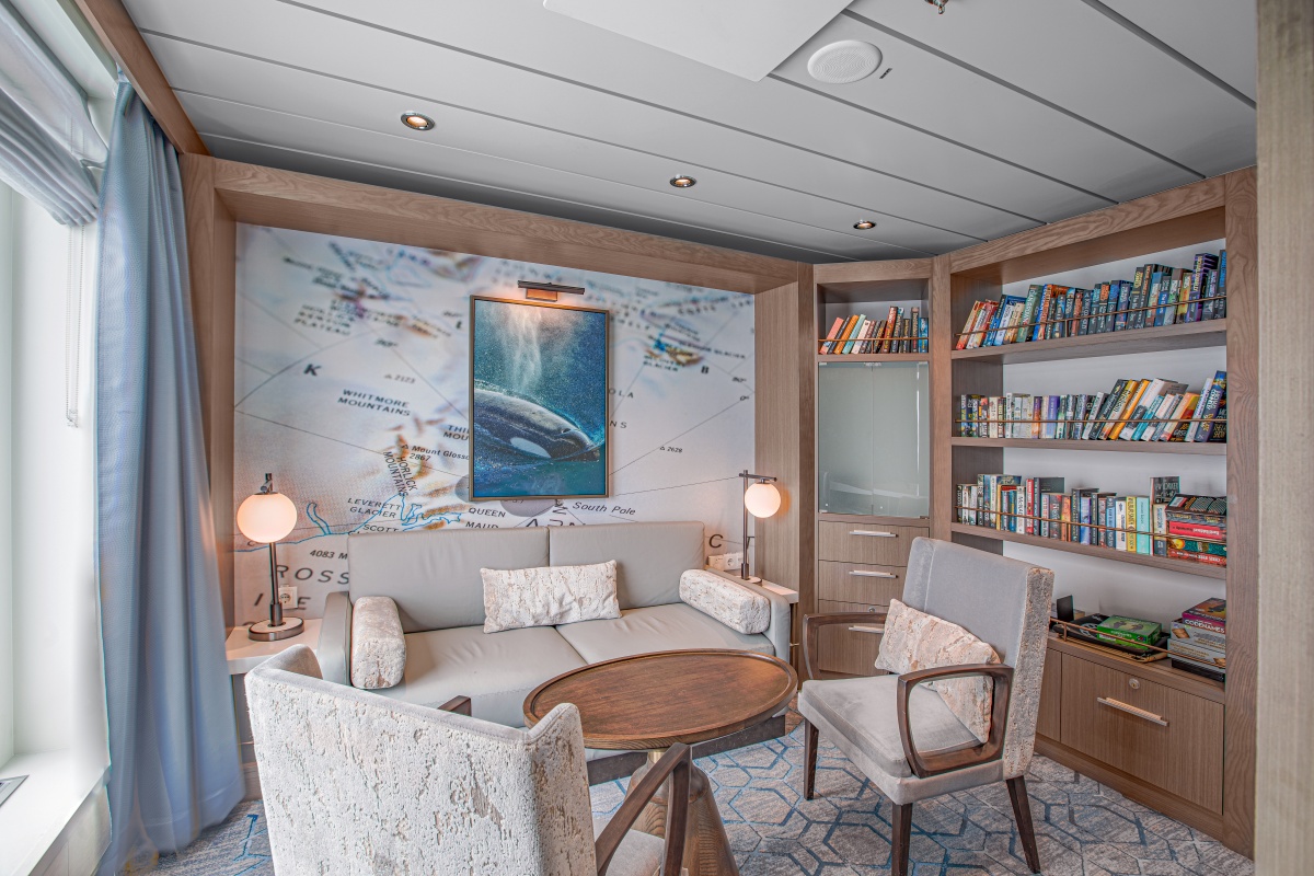 Library on Ocean Victory, Arctic cruise ship
