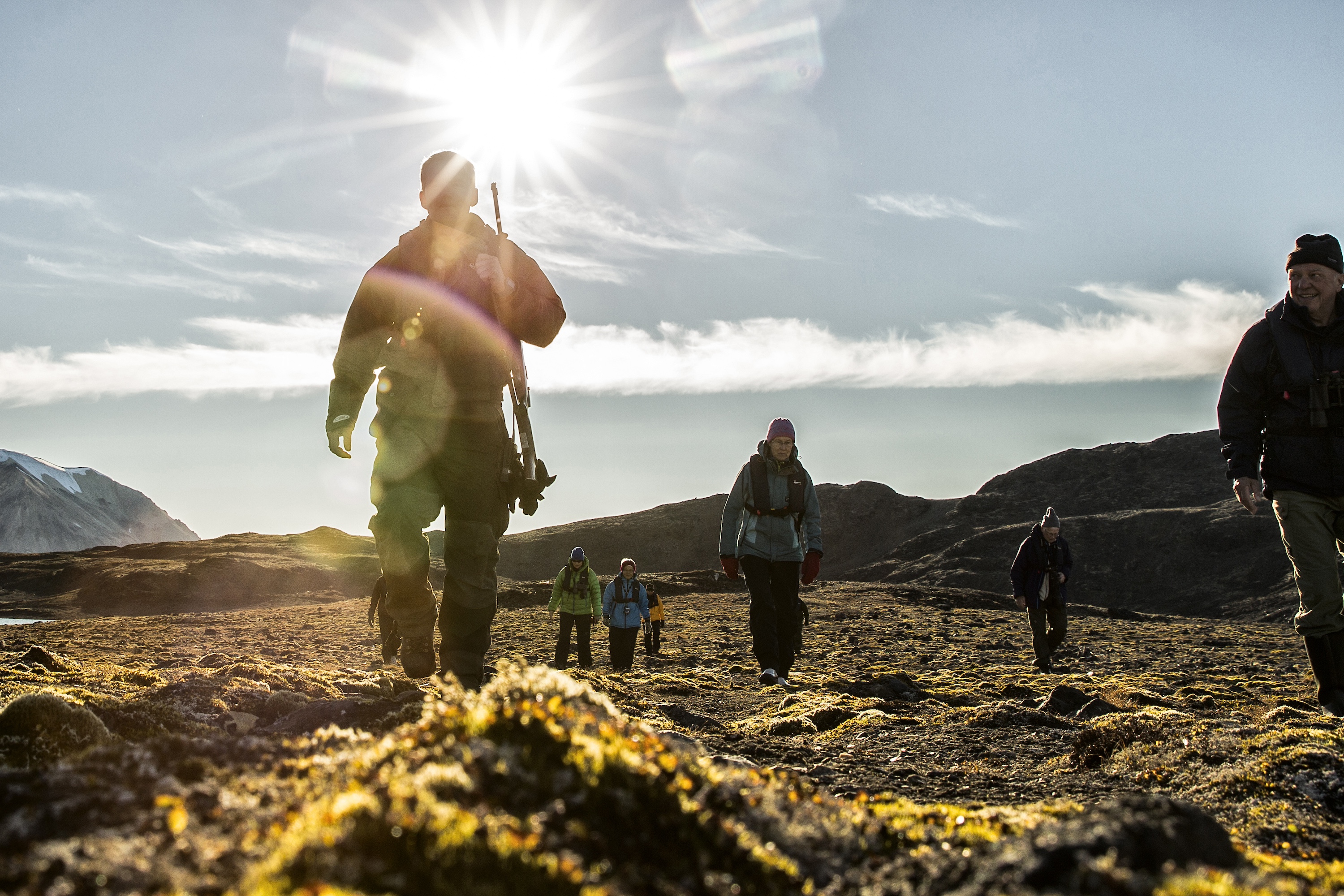 Wandering the tundra, Svalbard