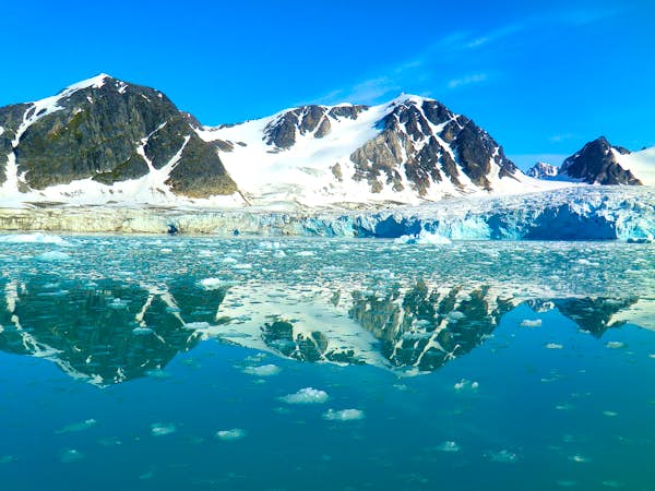 The stunning landscape of Spitsbergen