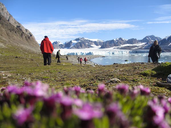 Hiking in Svalbard