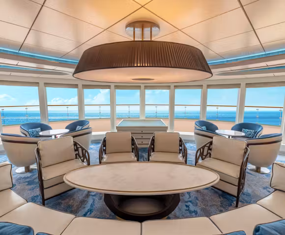 Observation Lounge onboard Sylvia Earle, Antarctic Vessel