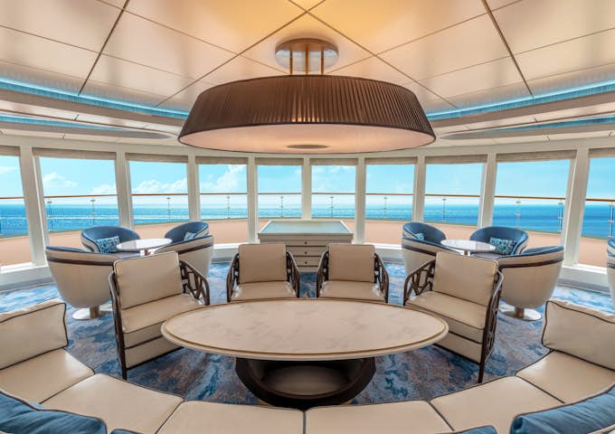 Observation Lounge onboard Sylvia Earle, Antarctic Vessel