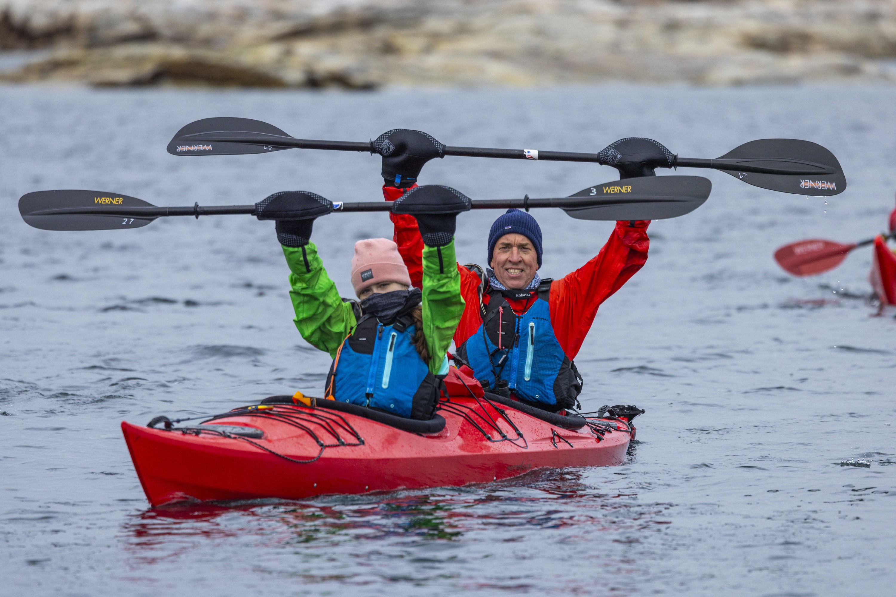 Kayaking in Phippsoya, Svalbard