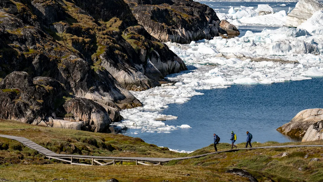 Hiking at Ilulissat, Greenland