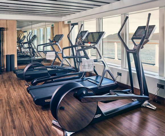 Gym and fitness centre onboard NG Endurance, Arctic Vessel