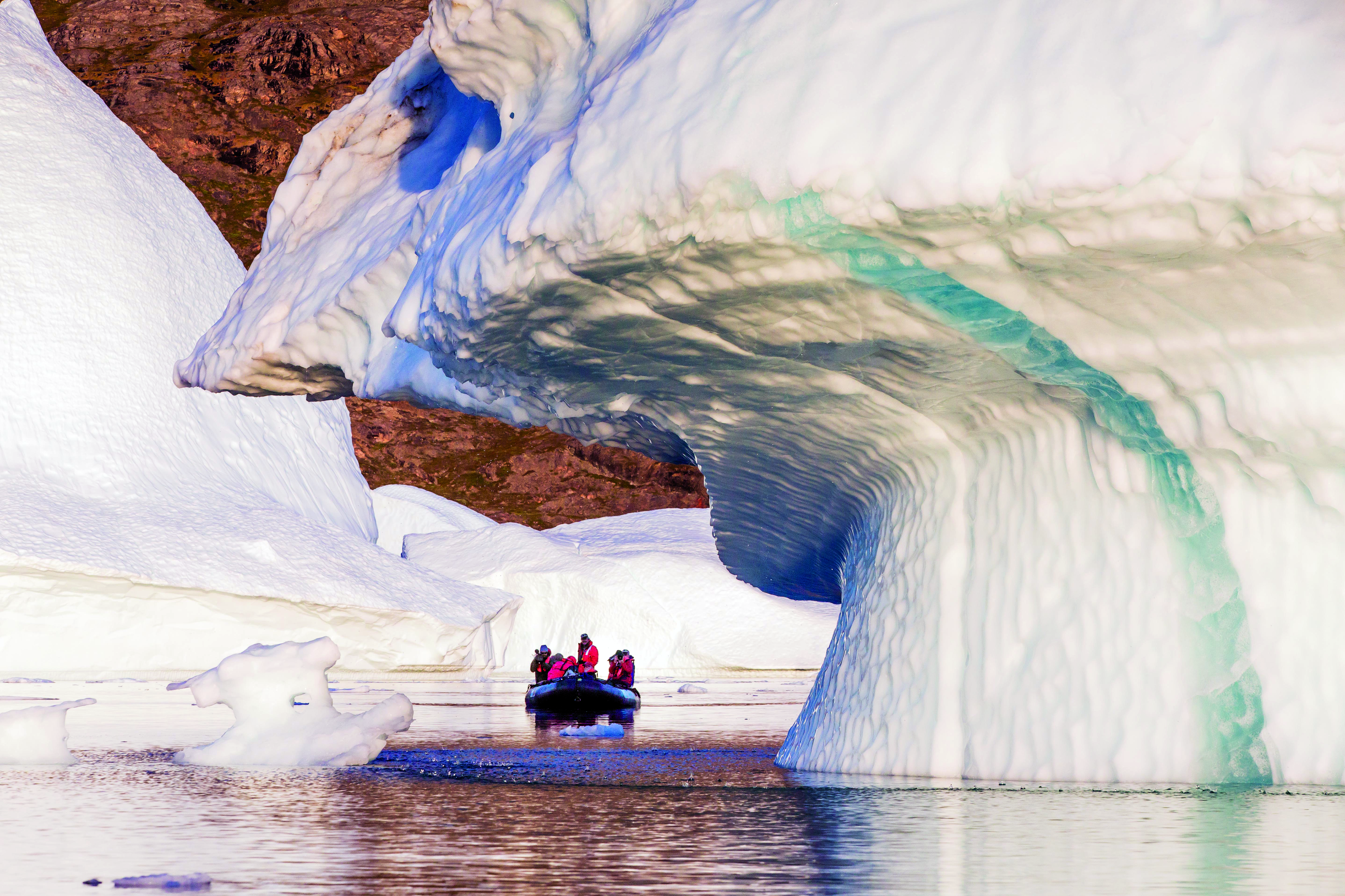 Zodiac excursion, Greenland