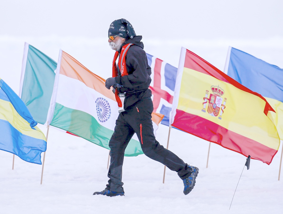 Running the North Pole Marathon