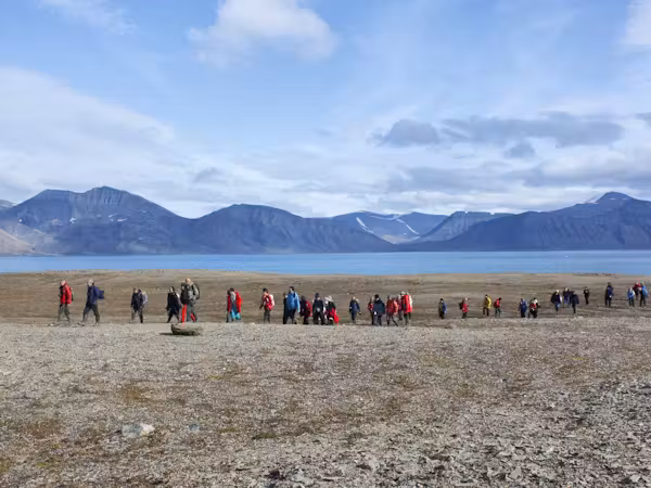Exploring Ahstrandhalvoya, Spitsbergen