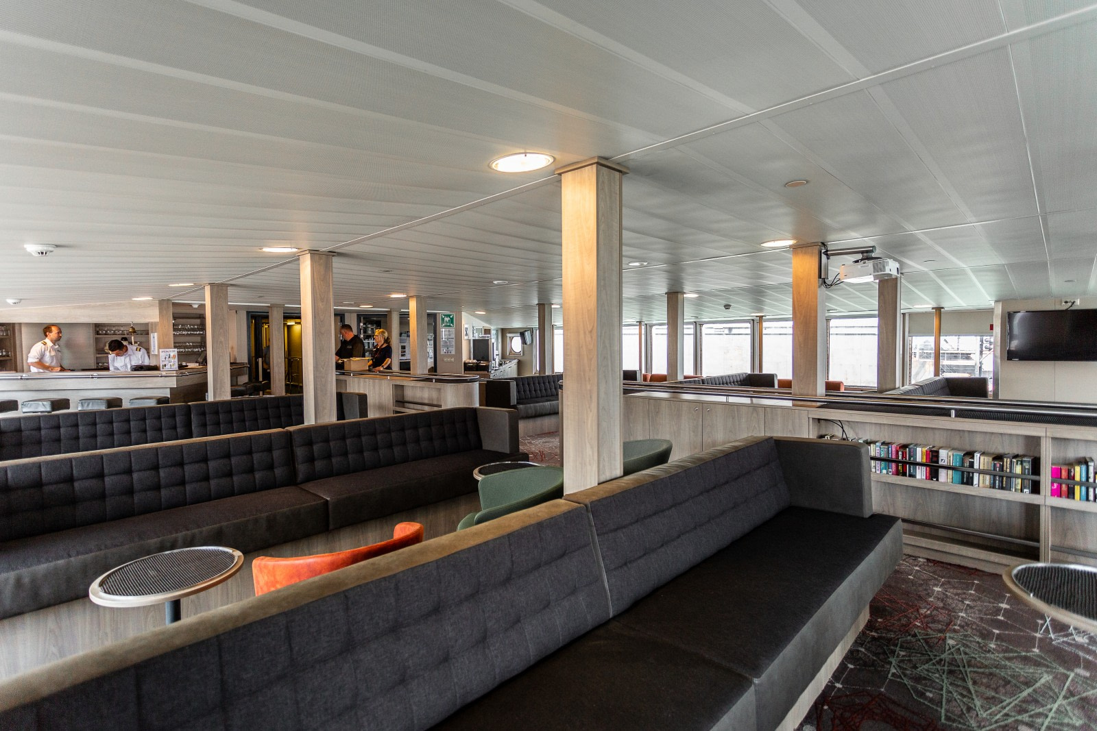 Arctic ship Plancius' observation lounge