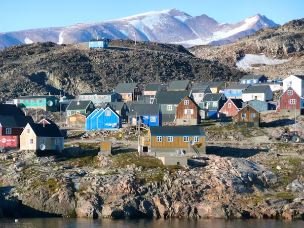 Colourful houses at Ittoqqortoormiit