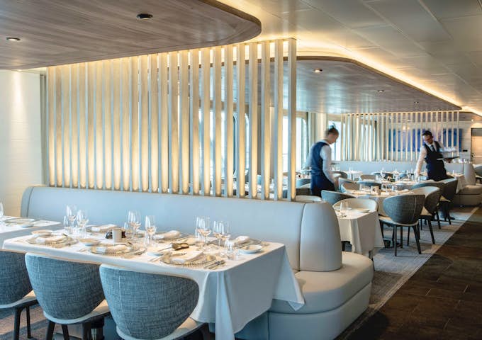 Restaurant on board Le Commandant Charcot