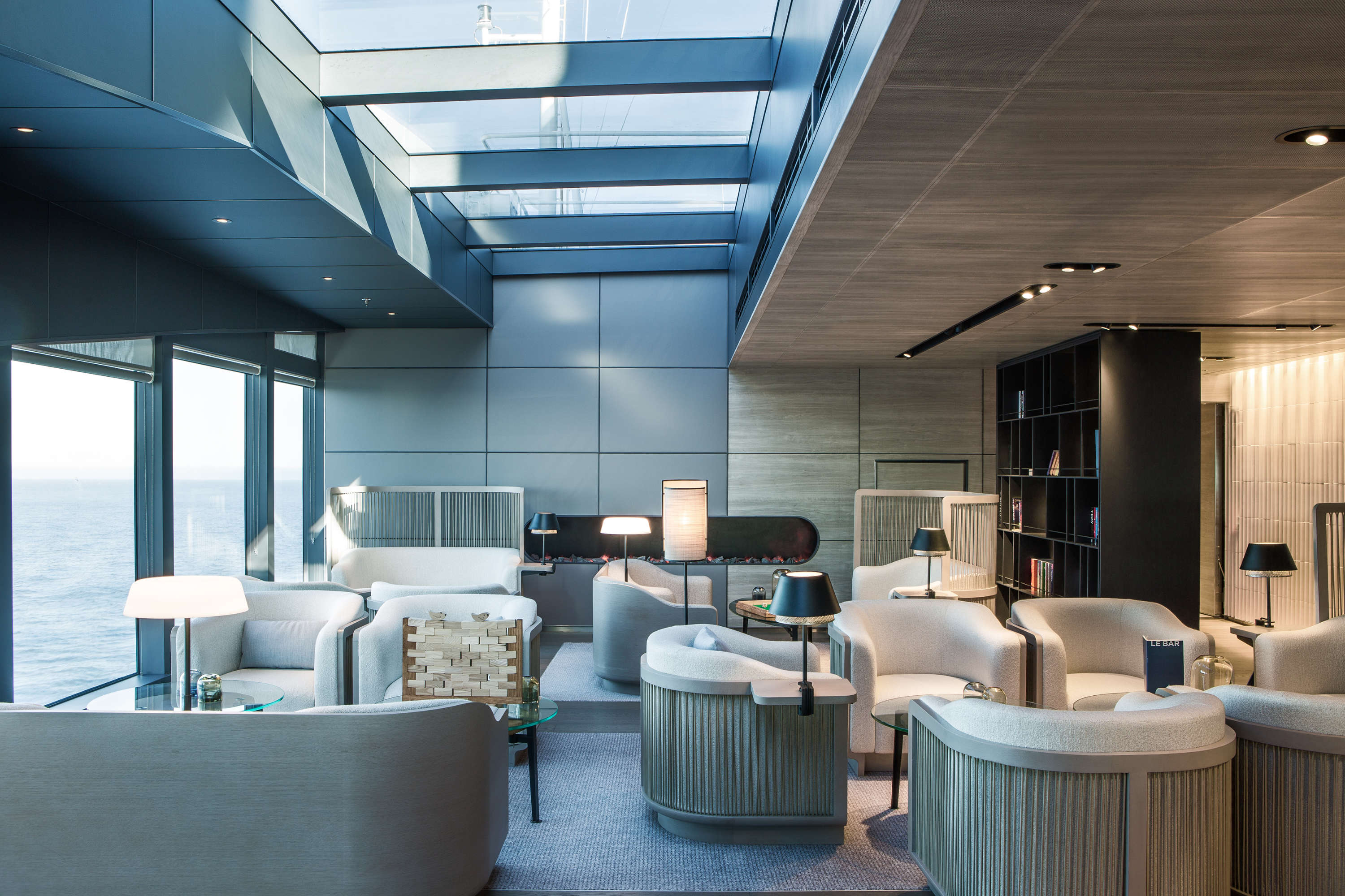 Observation Lounge on board Le Commandant Charcot