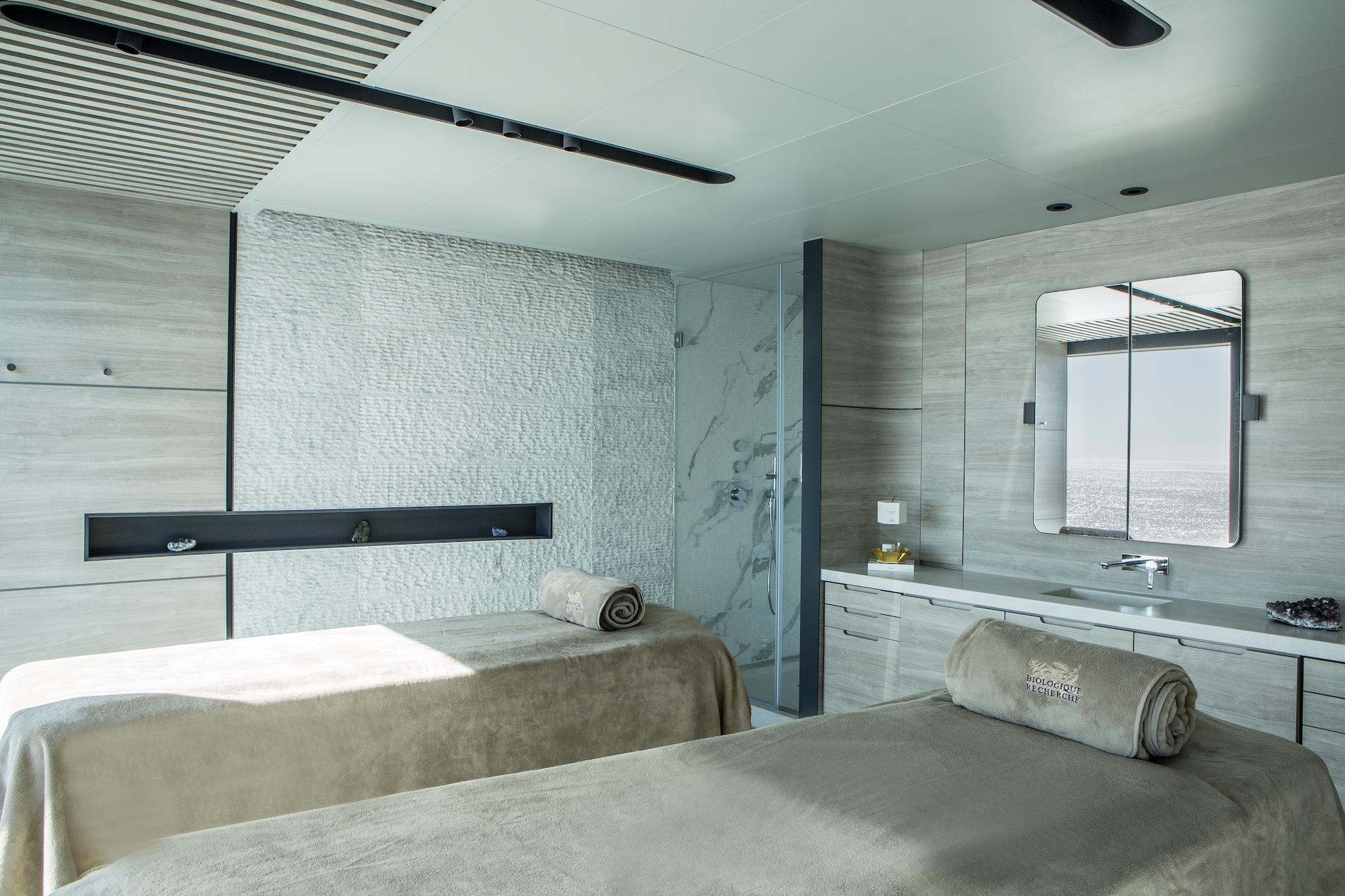 The spa on board Le Commandant Charcot