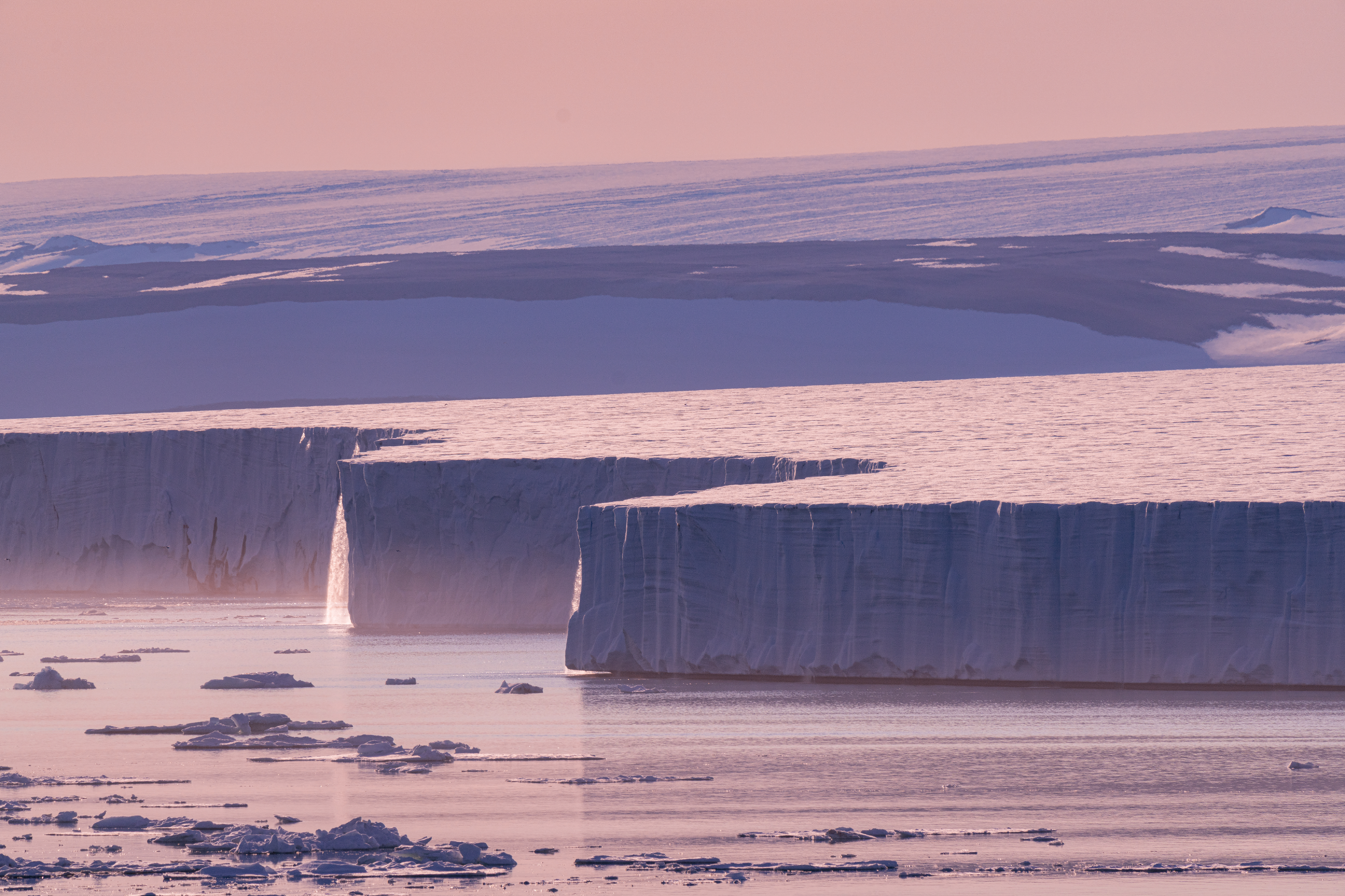 Stunning glacier face, Svalbard