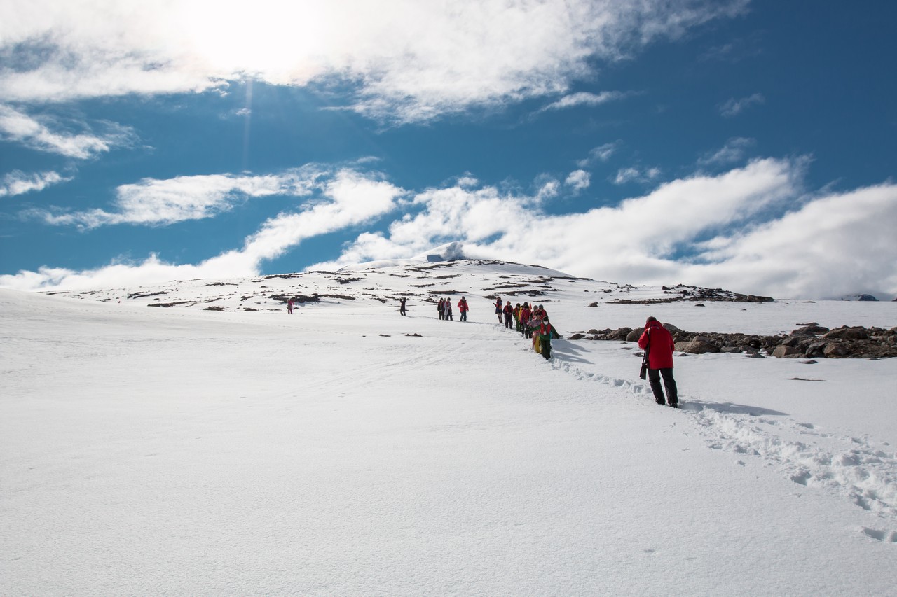 Hiking on Spitsbergen, Svalbard