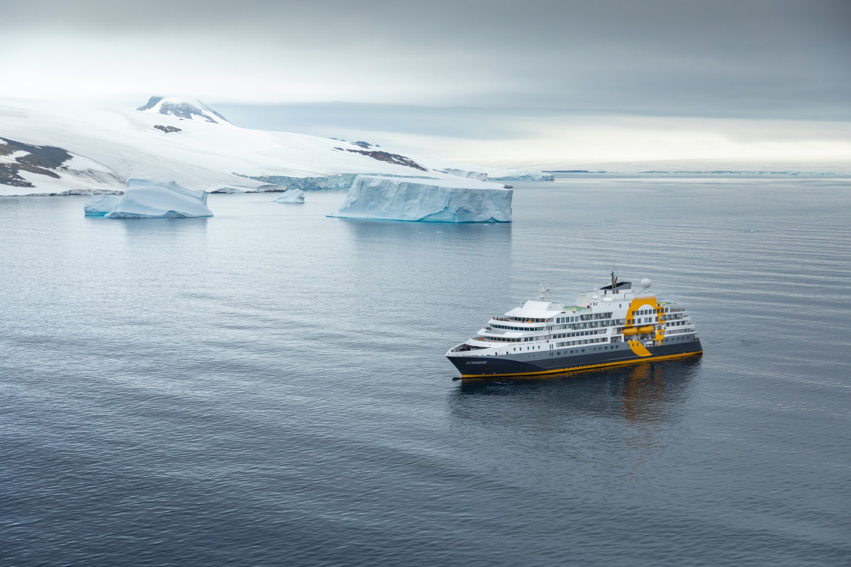 Your expedition vessel, Ultramarine