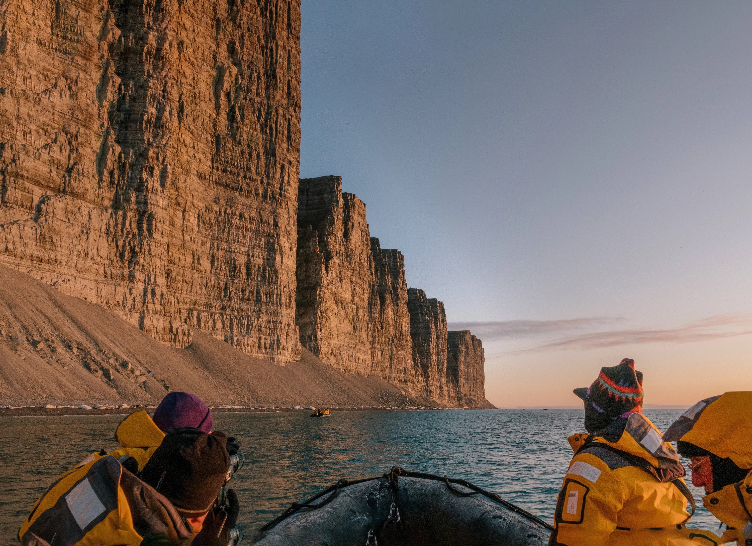 Soaring, sheer cliffs at Prince Leopold Island