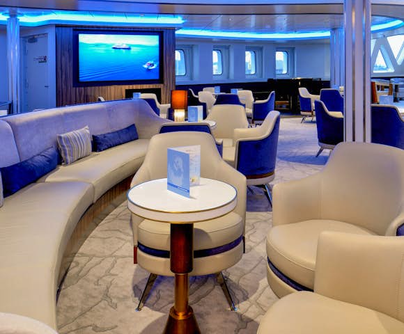 Presentation lounge on Ocean Explorer