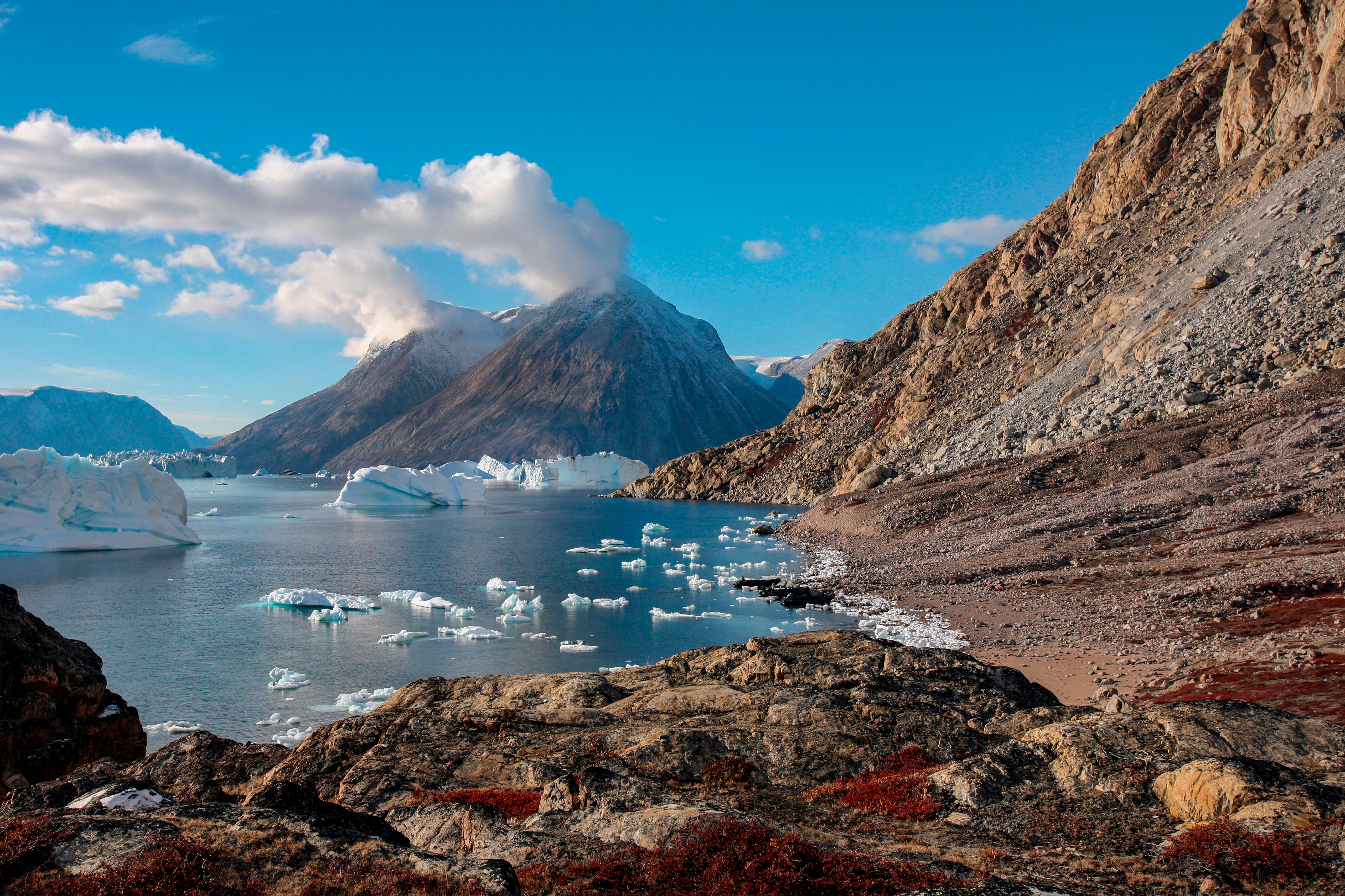 In the far reaches of Scoresbysund, Greenland