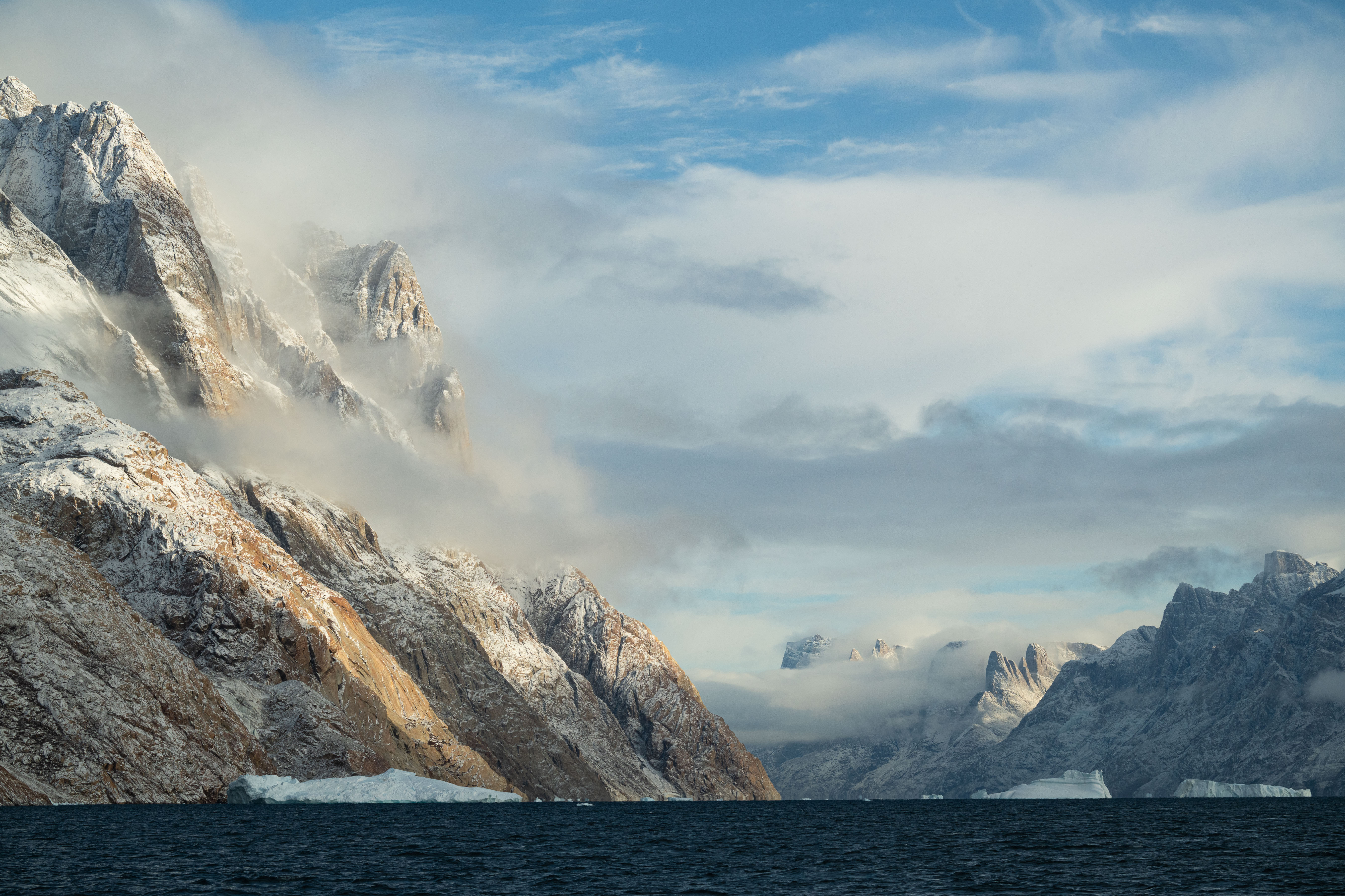 Stunning scenery in Scoresbysund, Greenland
