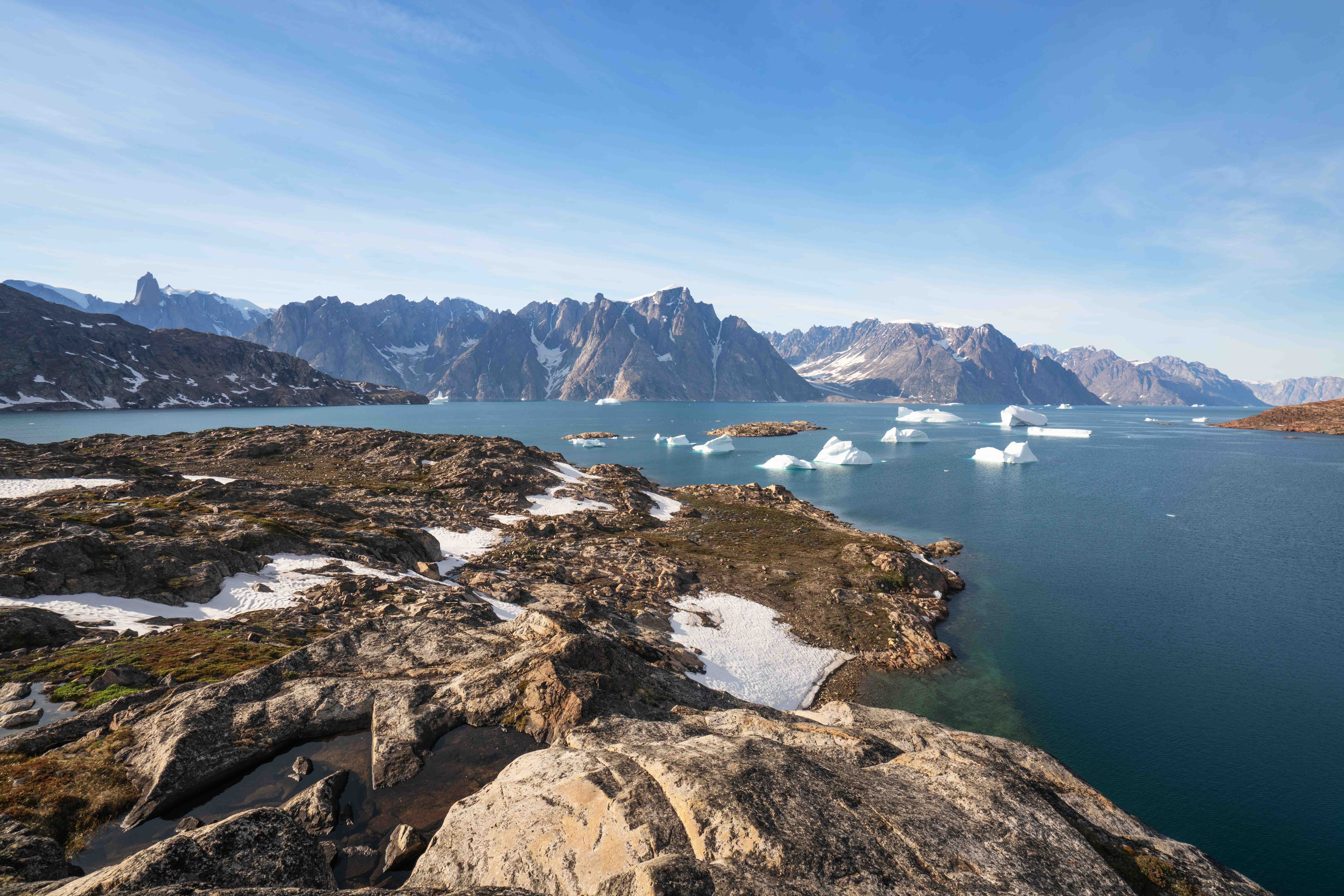 Near Bear Islands in Scoresbysund, Greenland
