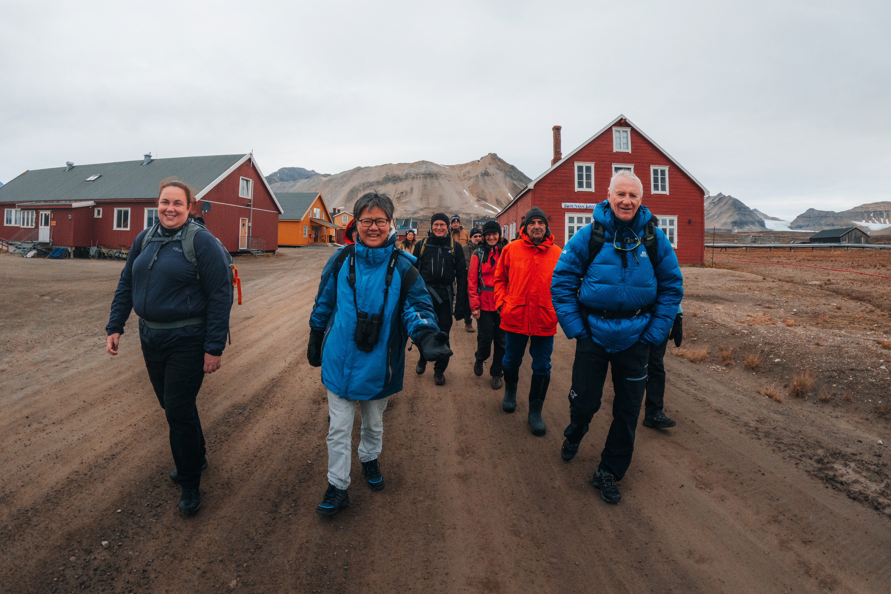 Taking a tour of Ny Ålesund, Svalbard