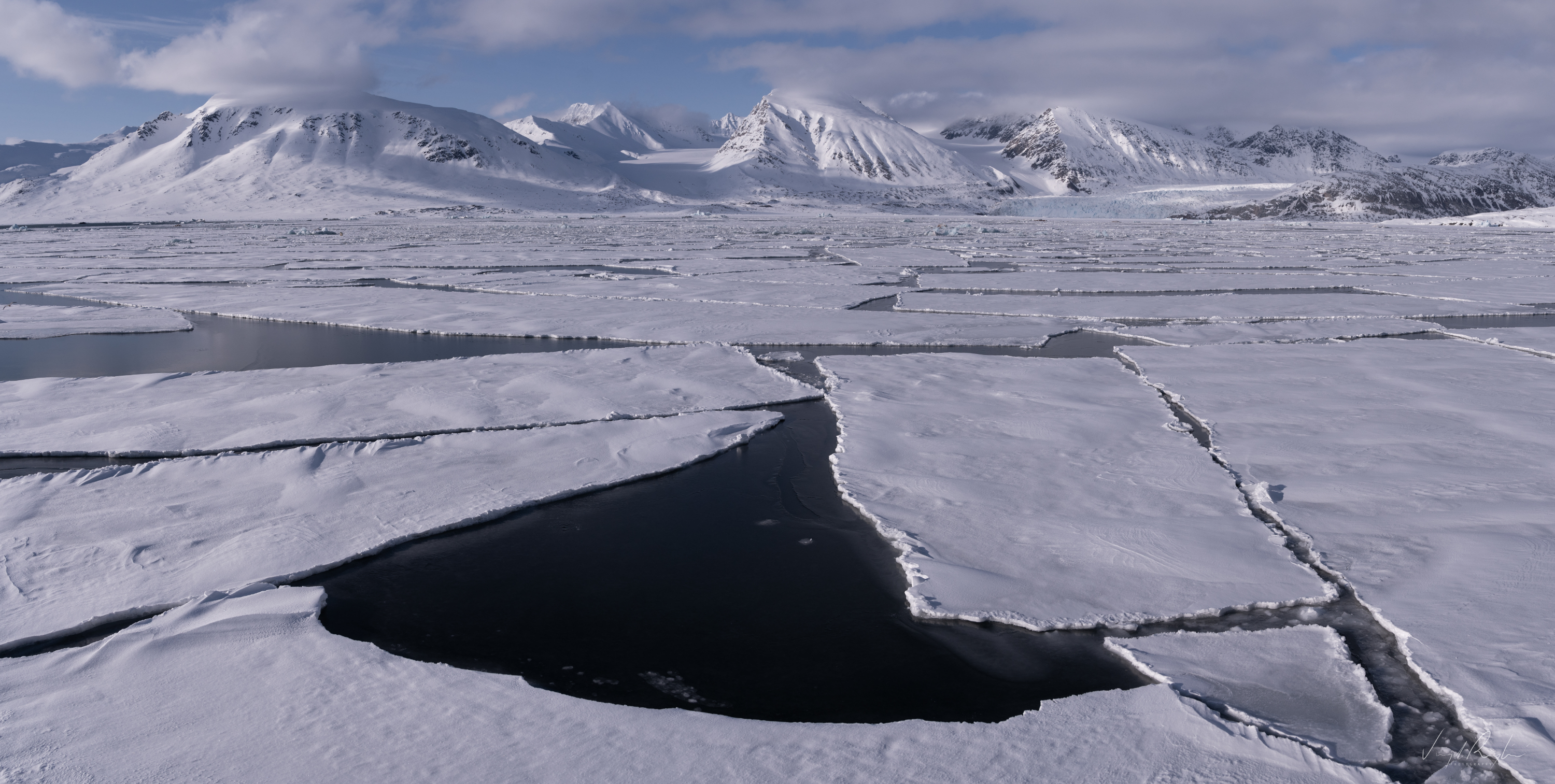 Stunning landscape of Svalbard