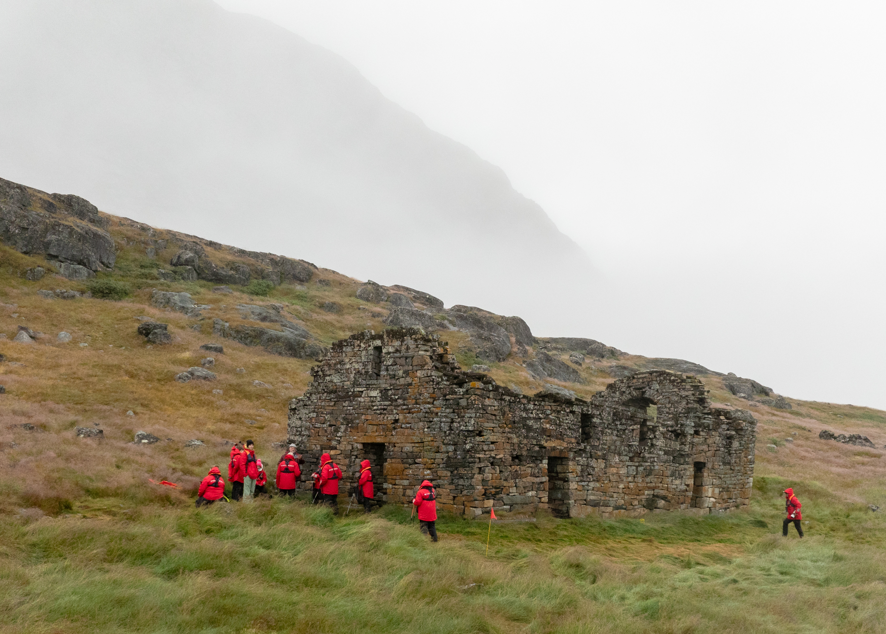 Excursion at Hvalsey, Greenland
