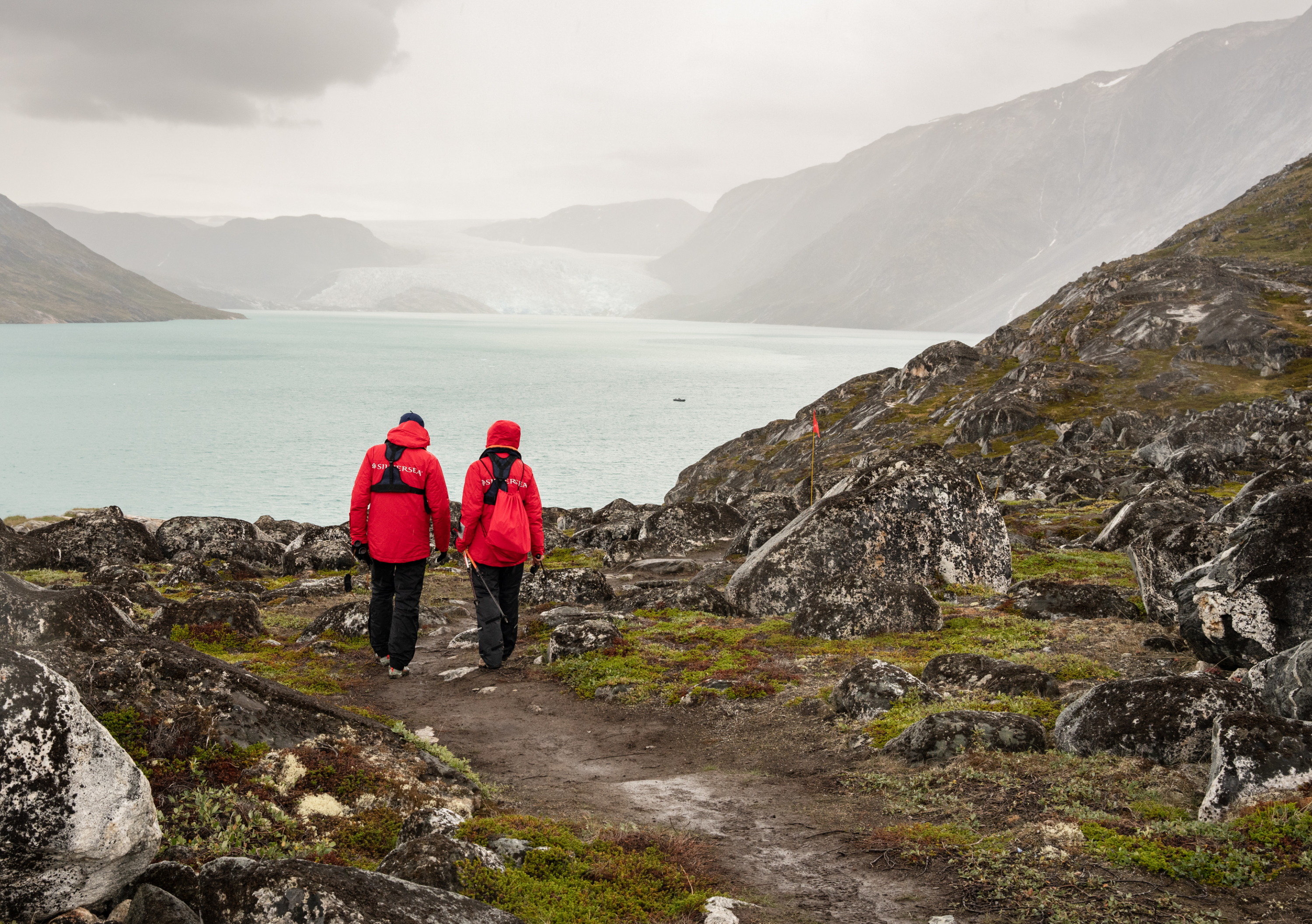 Hiking at Kvanefjord, Greenland