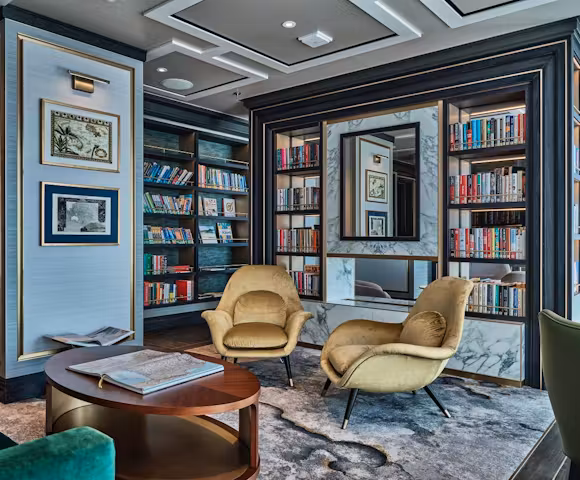 Polar Library onboard SIlver Endeavour, Arctic Vessel