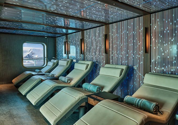 Relaxation Area onboard Silver Endeavour, Arctic Vessel