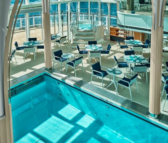 The Grill restaurant onboard SIlver Endeavour, Arctic Vessel