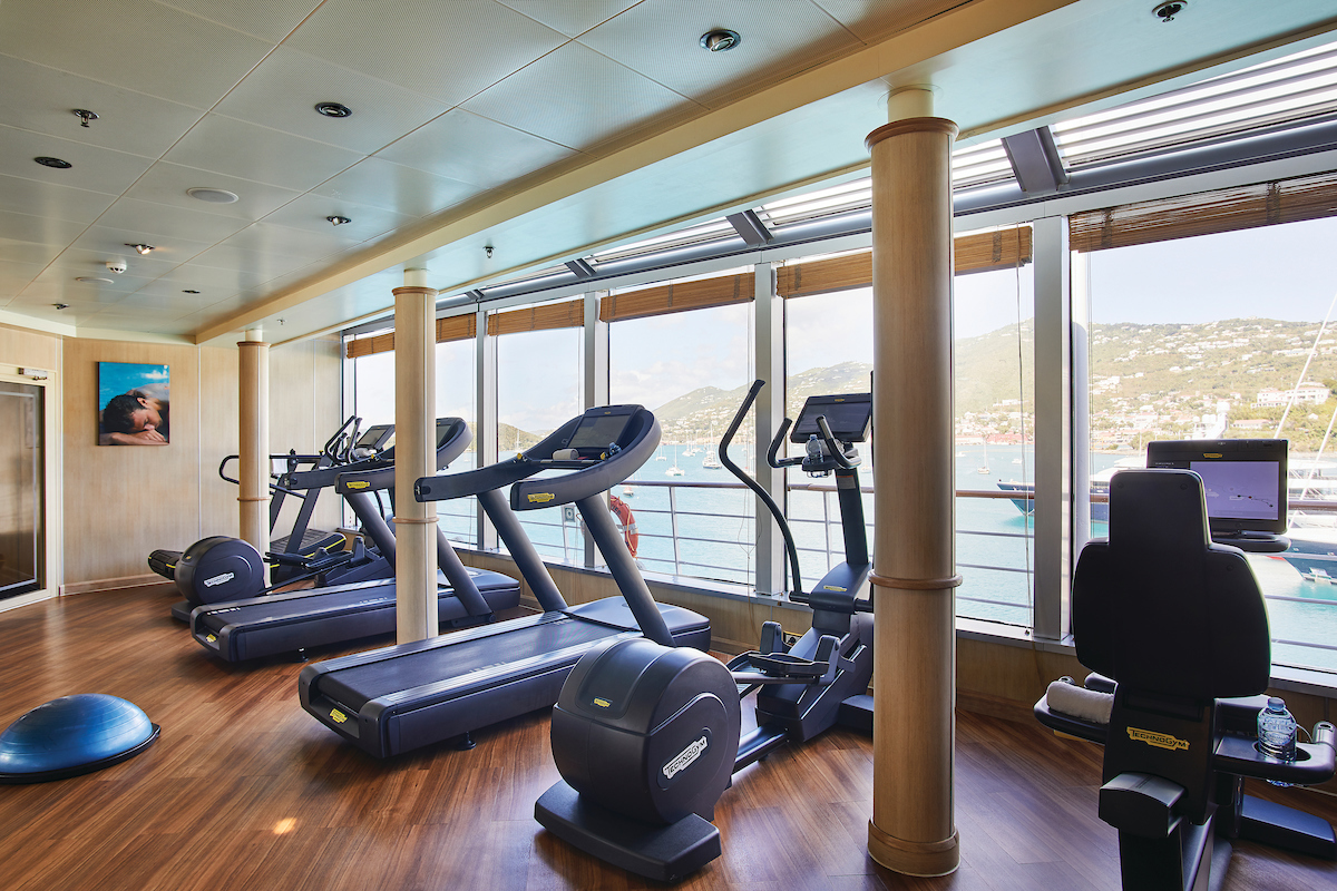 Fitness Centre onboard Silver Wind, Arctic vessel