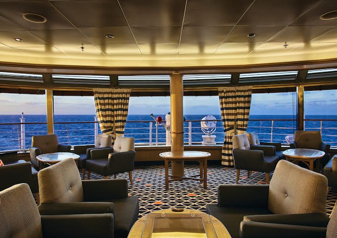 Observation lounge onboard Silver Wind, Arctic vessel