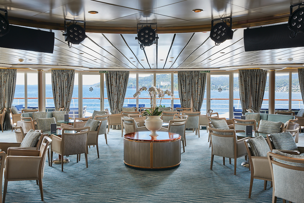 Panorama Lounge onboard Silver Wind, Arctic vessel