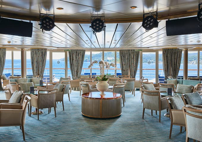 Panorama Lounge onboard Silver Wind, Arctic vessel