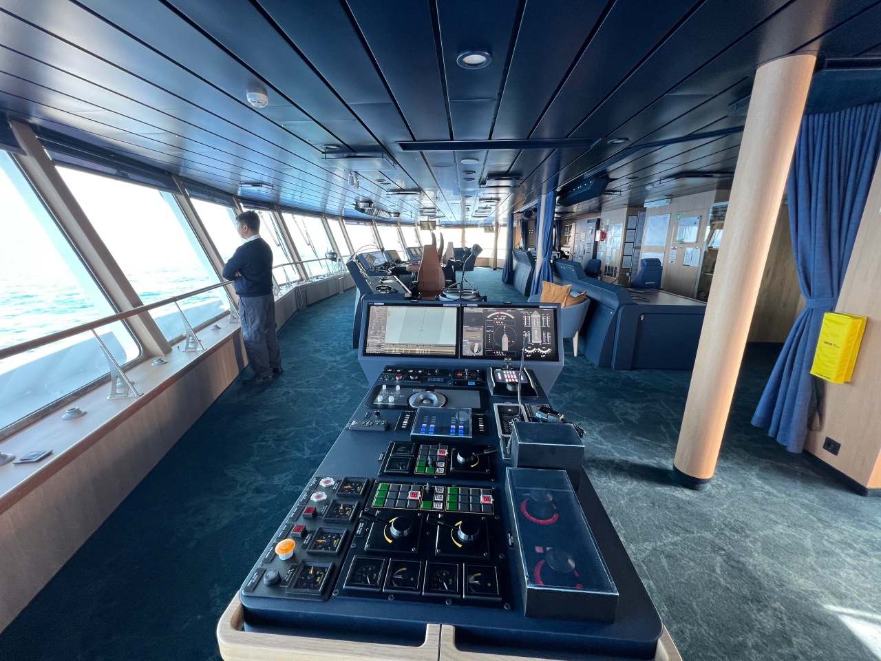 Bridge on board SH Vega, Arctic Vessel