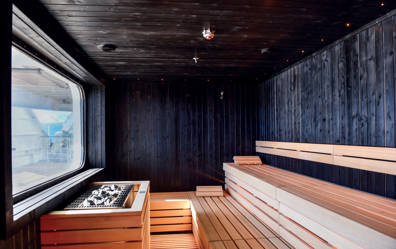 Sauna onboard SH Diana, Antarctic vessel