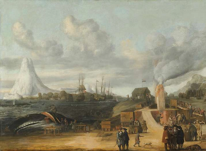 Whale oil refinery on Spitsbergen