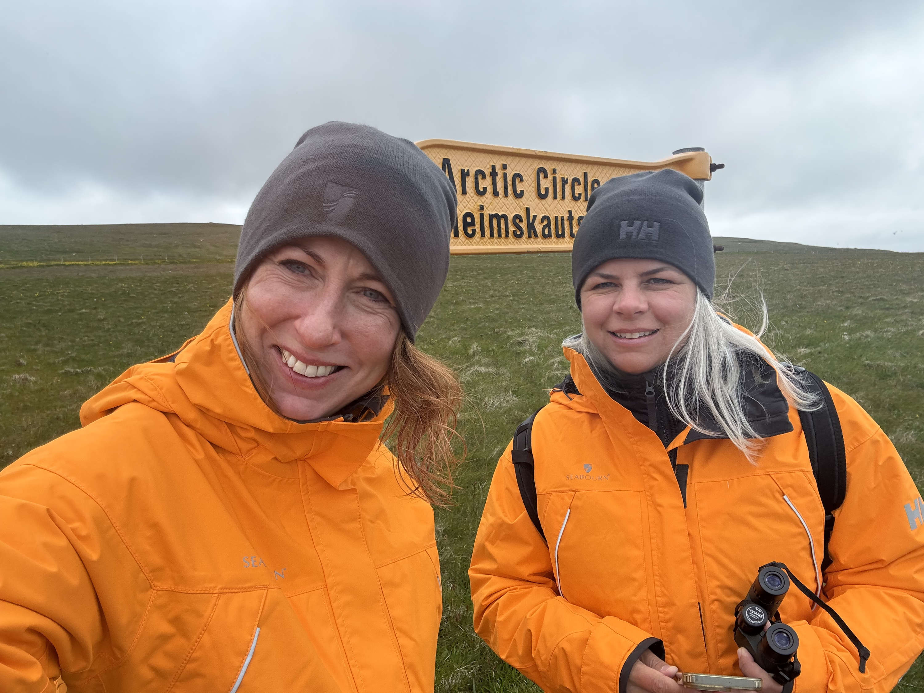 Sarah Orson at the Arctic Circle