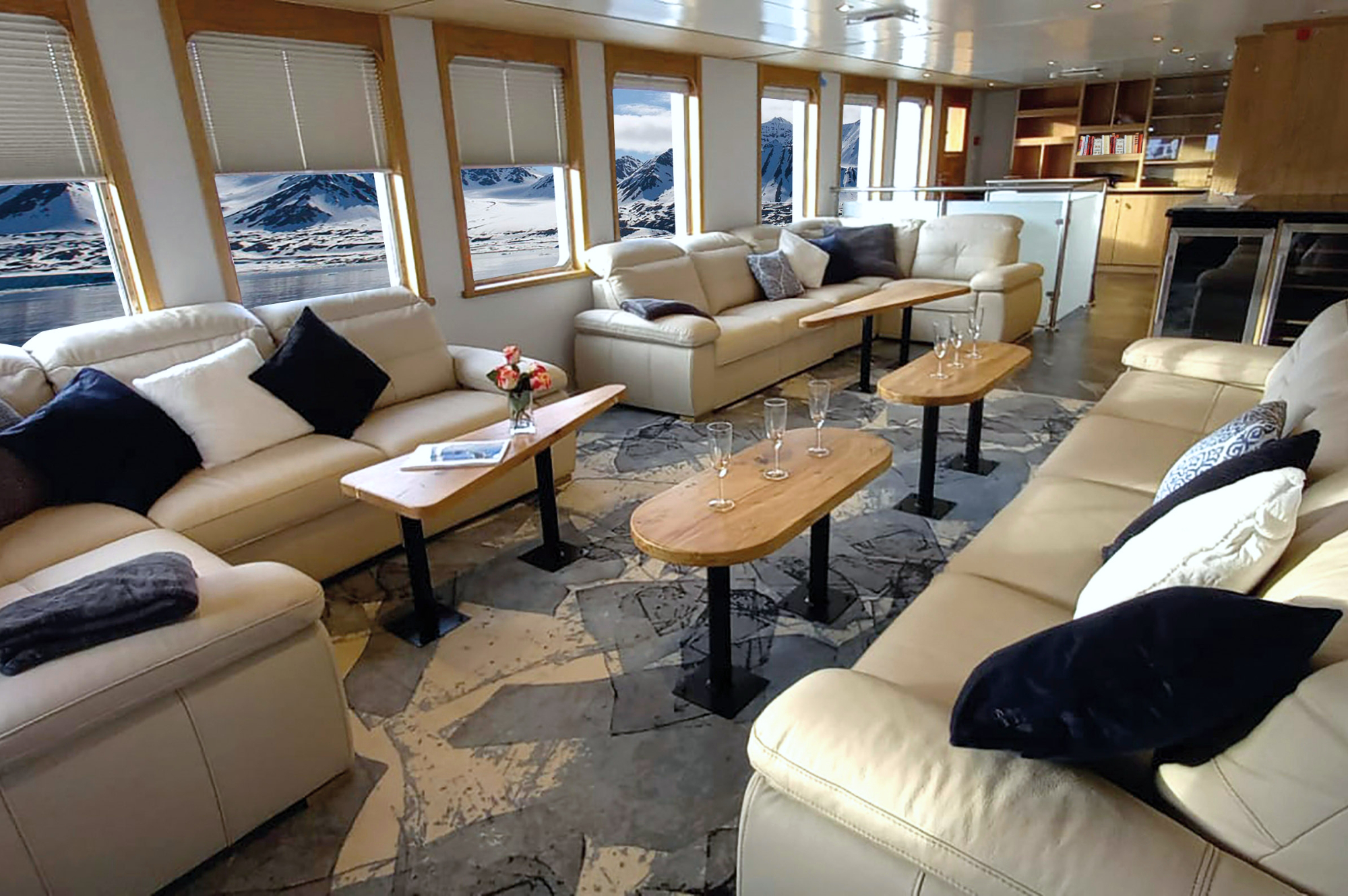 Lounge, Explorer, Arctic ship