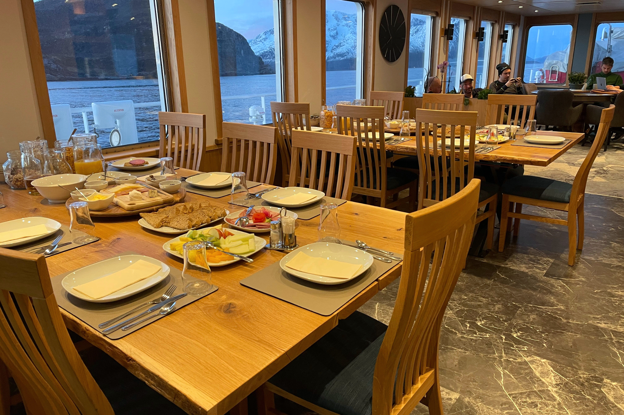 Dining area, Explorer, Arctic ship