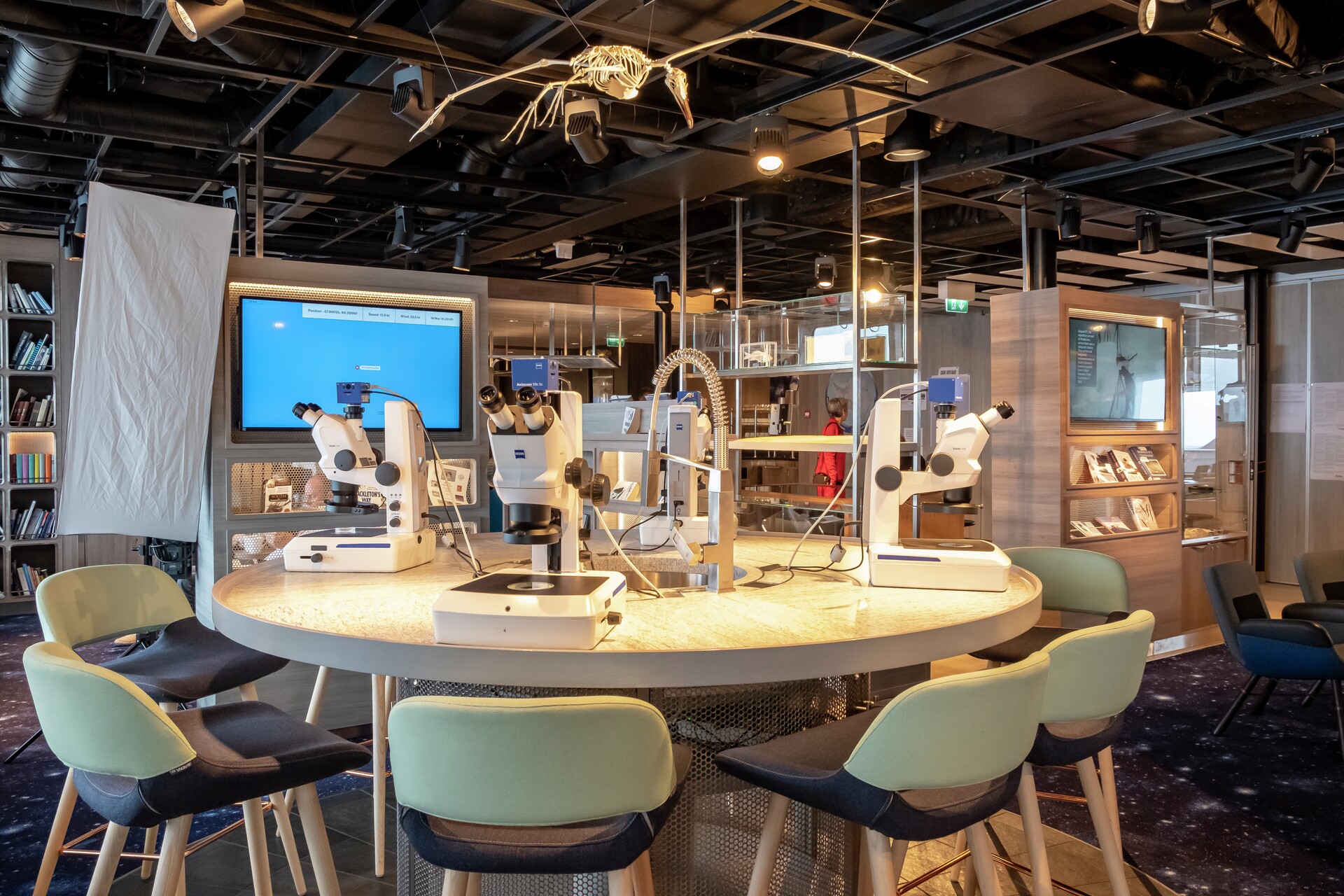 Science Centre on the Roald Amundsen Arctic ship