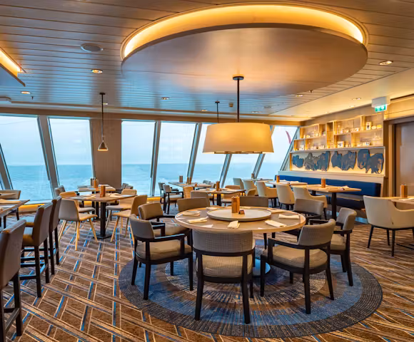 Aune Restaurant on the Roald Amundsen Arctic ship