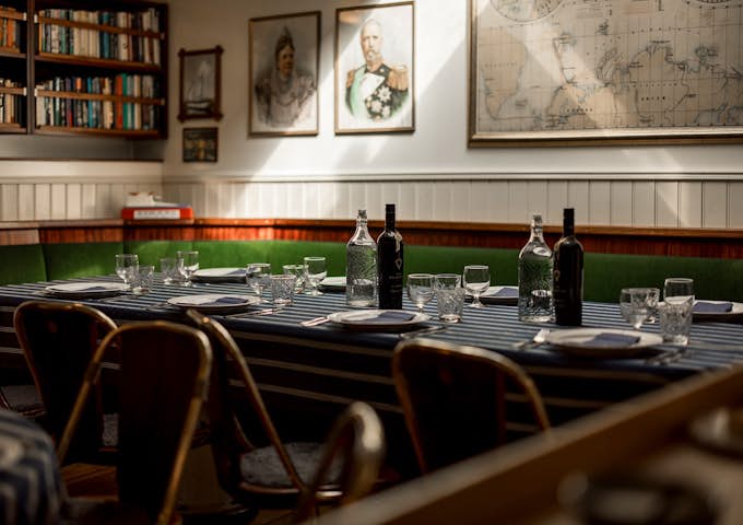 Arctic ship MS Stockholm's dining room