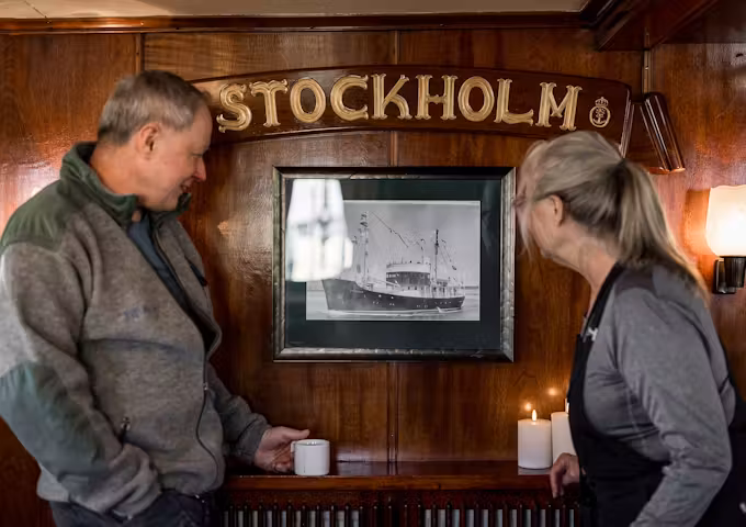 Arctic ship MS Stockholm's dining room