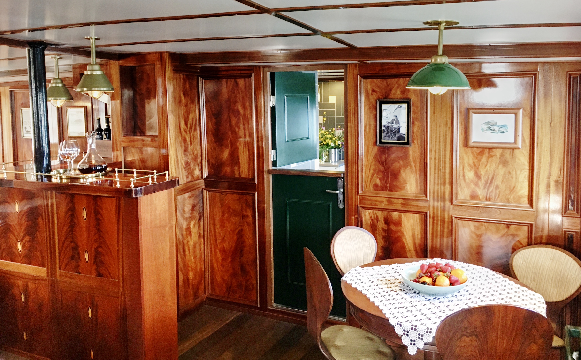 Arctic ship Balto's bar area