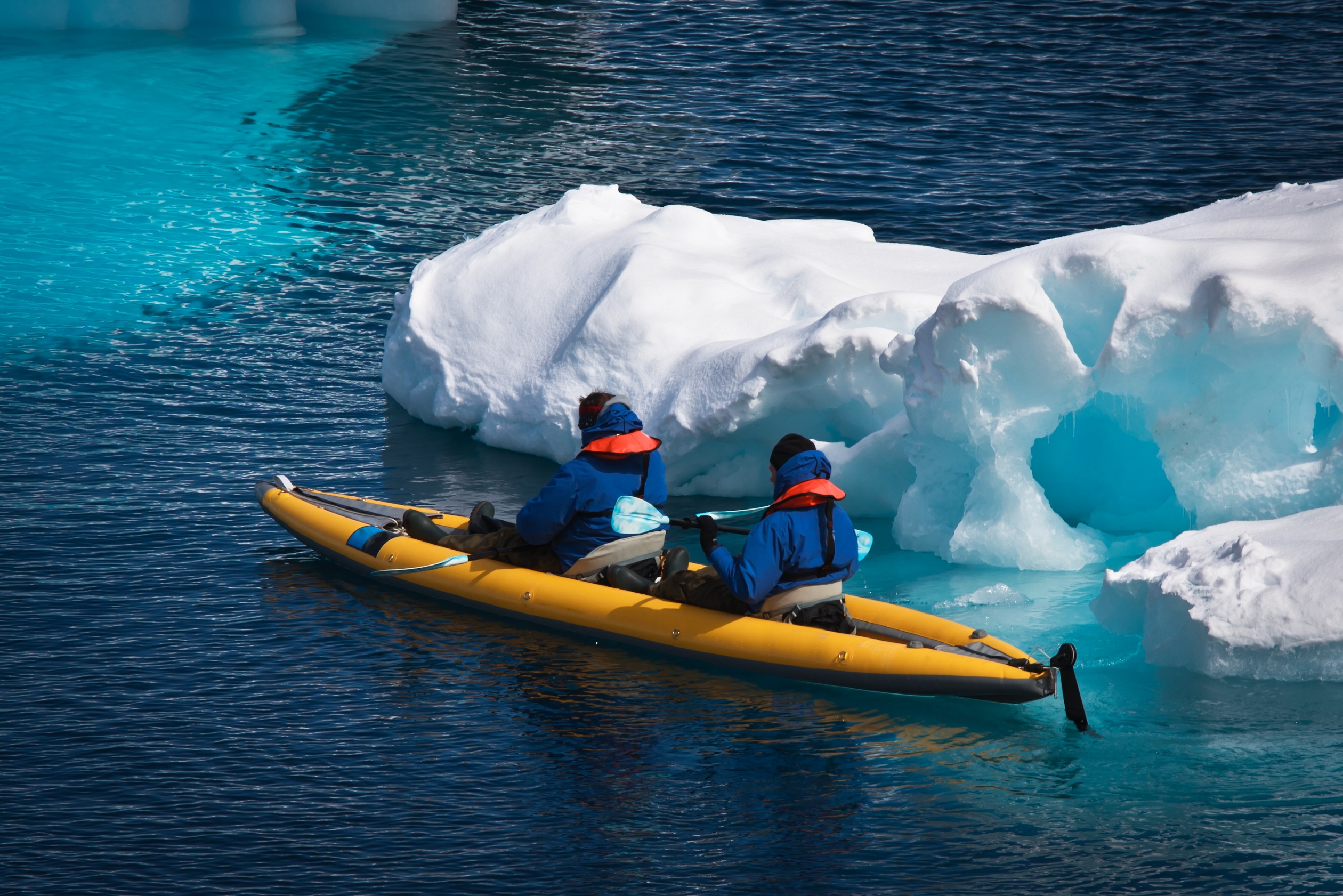Kayaking in the Arctic